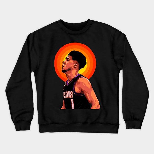 Devin-Booker Crewneck Sweatshirt by patonvmaynes